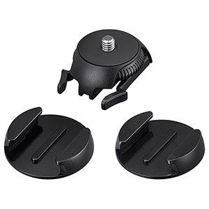 flat curved adhesive mounts quick release buckle