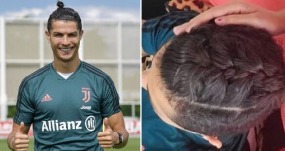 Ronaldo tampil dengan gaya rambut baharu