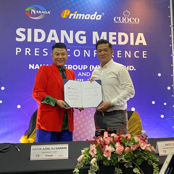 Sidang media perlantikan Datuk Aznil Nawawi sebagai Duta Nakada