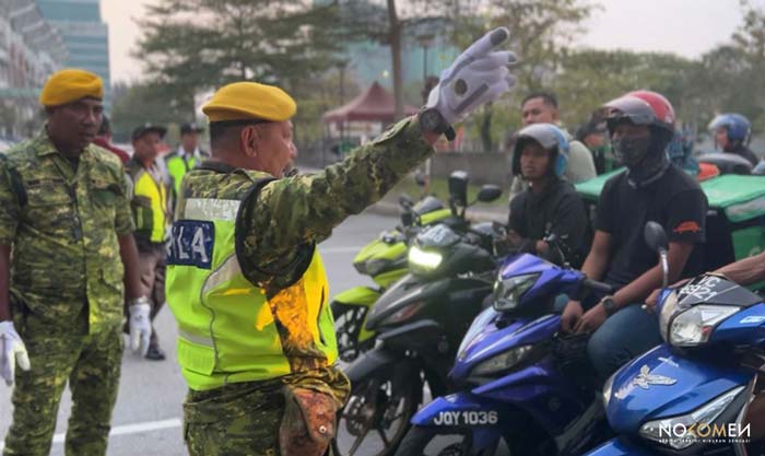 Sokongan para petugas keselamatan daripada pasukan RELA dan polis trafik telah membantu kelancaran program