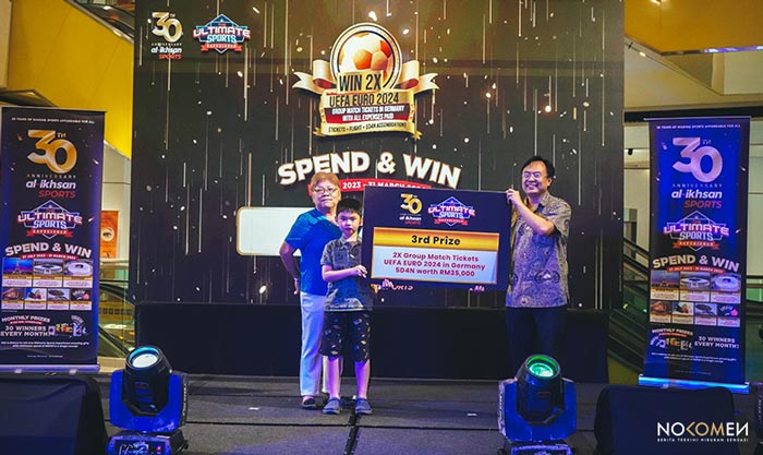3rd Prize Winner of the 'The Ultimate Sports Experience - Spend & Win' - Tan Yee Sing