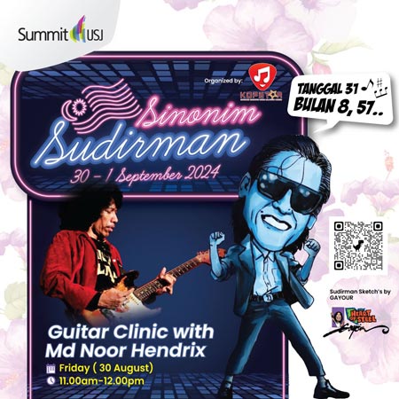 Klinik gitar bersama Md Noor Hendrix