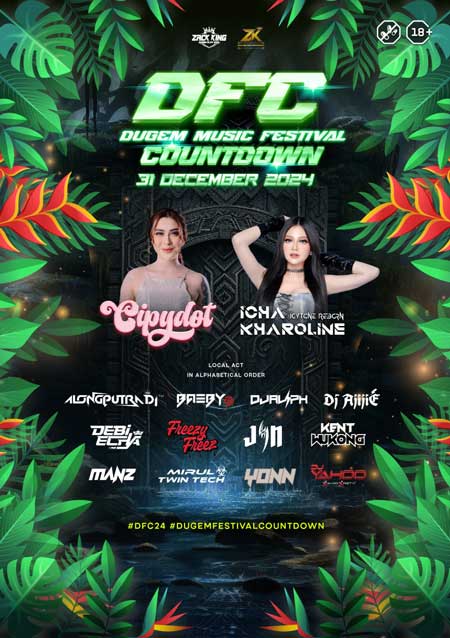 Dugem Festival Countdown (DFC) 2025 Poster