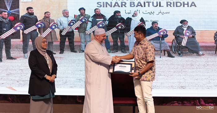 Nurul Riduwan Nor Ashaha - penghargaan sebagai rakan strategik media dan menyumbang untuk pembinaan penempatan utk pelarian syria yang terkesan akibat gempa bumi di Turkiye & Syria pada Feb 2023, iaitu Sinar Baitul Ridha.