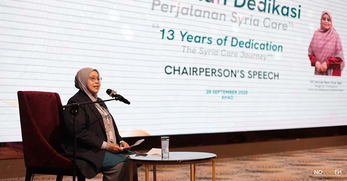 Puan Siti Sakinah Binti Meor Omar Baki, Pengerusi Syria Care Malaysia dan HUMAM Relief | Dari Bilik Kecil ke Global: Kisah Syria Care dan HUMAM Relief