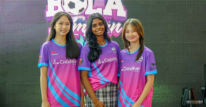 Bola dan Impian: Lucinda Lew Xin Yee, Aarhthi Sivenesan, and Seri Nur Adriana Elisa