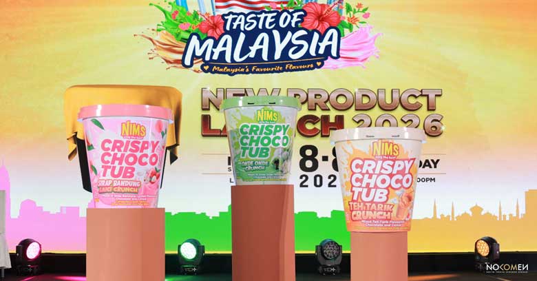 NIMS Lancar Tiga Perisa Ikonik Chocotub Taste of Malaysia, Menang Proton e.MAS | Nokomen.com